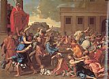 The Rape of the Sabine Women by Nicolas Poussin